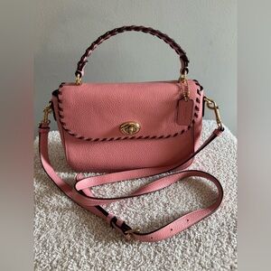 Coach pink leather bag NEW without tag